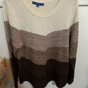 Apt. 9 Cream Knit Sweater